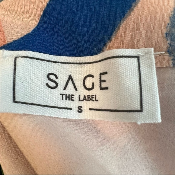 🌺SAGE the LABEL Havena Lady Pleated Tropical Print Lined Skirt Size Small🌺 - Picture 7 of 9